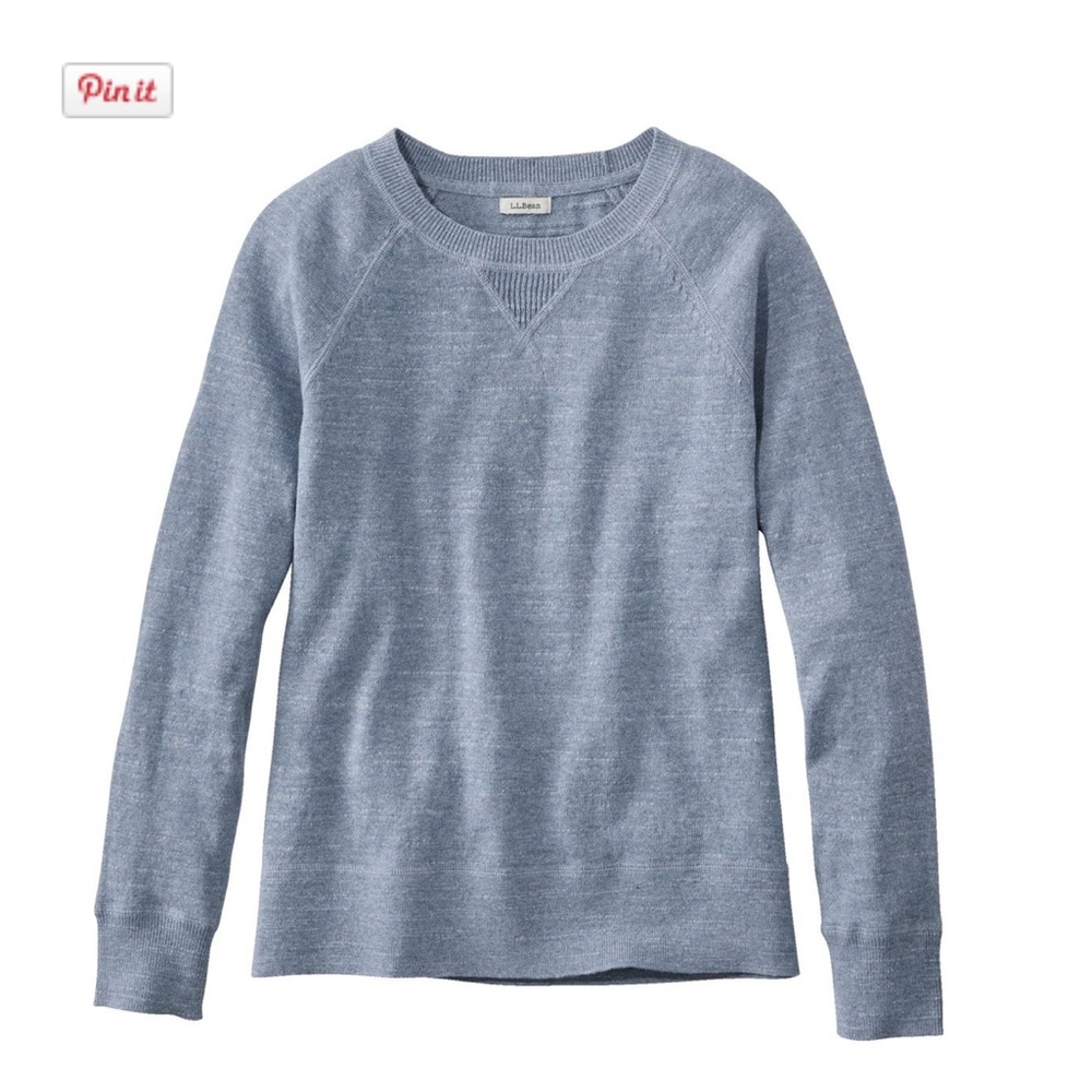 LL Bean Organic Cotton Crew neck sweater